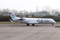 S5-AAL @ EGGW - Adria 2007 Canadair CRJ-900LR, c/n: 15129 at Luton - by Terry Fletcher
