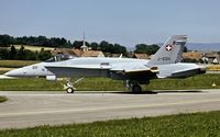 J-5011 @ LSMP - taxying to the active at Payerne AB