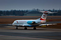 OE-LFQ @ GRZ - Austrian Arrows taxiing in the evening light. - by Bernhard Sitzwohl