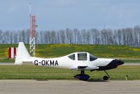 G-OKMA @ EHLE - Going to the runway for take off - by Jan Bekker