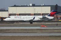 N812AY @ DTW - Pinnacle CRJ-200 - by Florida Metal