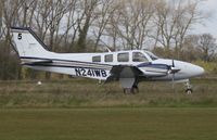 N241WB @ EGSV - Just landed. - by Graham Reeve