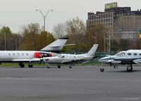 N37AX @ BKL - N37AX seen on a rainy day in Cleveland at KBKL. - by aeroplanepics0112