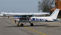 N7572B @ KAXN - Cessna A152 Aerobat getting ready to start up. - by Kreg Anderson
