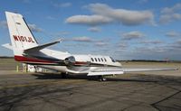 N101JL @ KAXN - Cessna 550 Citation II at the fuel pump. - by Kreg Anderson