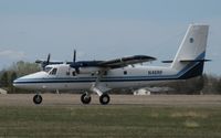 N46RF @ KAXN - de Havilland DHC-6-300 Twin Otter beginning its takeoff roll on runway 22. - by Kreg Anderson