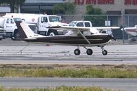 N6969F @ KFUL - Parked by the restaurant - by Nick Taylor
