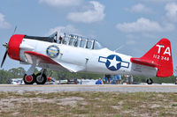 N3238G @ LAL - 1959 North American SNJ-6, c/n: 112348 at 2012 Sun N Fun - by Terry Fletcher