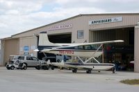 N8760Q @ BOW - 1979 Cessna A185F N8760Q at Bartow Municipal Airport, Bartow, FL - by scotch-canadian
