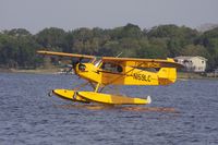 N159LC @ FA08 - landing on Lake Agnes at the Splash in 2012 - by lkuipers
