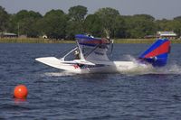 N569AT @ FA08 - Taking off on Lake Agnes - by lkuipers