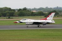 87-0303 @ FFD - Thunderbirds display at Royal International Air Tattoo 2007 - by Steve Staunton