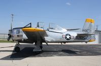 N76912 @ KRFD - North American T-28A - by Mark Pasqualino