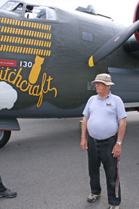 N224J @ DTN - Our Pilot, Jim Goolsby, for the Collings Foundation B-24J Witchcraft - Shreveport to Dallas leg. (Thanks Jim! )