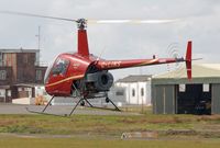 G-LINS @ EGFH - Resident R-22 Beta operated by Heli-air Wales. - by Roger Winser