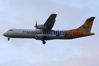 G-BWDB @ EGKK - Landing after sunset
