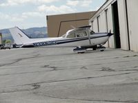 N3862Q @ CNO - Parked at a hanger - by Helicopterfriend