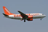 G-EZJX @ EGNT - Boeing 737-73V, Newcastle Airport, June 2006. - by Malcolm Clarke