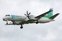 G-CDKA @ EGNT - Saab 2000, Newcastle Airport, September 2006. - by Malcolm Clarke