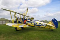 N54922 @ X5FB - Boeing Stearman N2S, Fishburn Airfield, June 2005. - by Malcolm Clarke