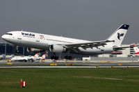 EP-IBD @ LOWW - Iran Air IR721 Tehran Imam Khomeini (IKA) to Frankfurt Main (FRA)