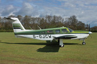 G-OJCW @ EGTH - 1979 Piper PA-32RT-300 Lance II, c/n: 32R-7985062 at Old Warden - by Terry Fletcher