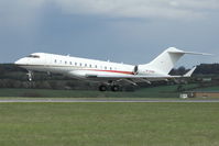 M-VANG @ EGGW - 2010 Bombardier BD-700-1A10 Global Express, c/n: 9349 at Luton - by Terry Fletcher
