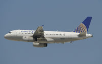 N801UA @ KLAX - Departing LAX on 25R - by Todd Royer