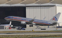 N919AN @ KLAX - Departing LAX on 25R after a very long takeoff roll - by Todd Royer