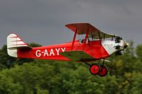 G-AAYX @ OLD WARDEN - Lucky to get a show after the awful weather in the morning...Congrats to the Shuttleworth team