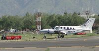 N414LM @ POC - Maintaining a slower speed and aborting take off from 26L - by Helicopterfriend