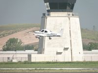 N5051A @ POC - Airbourne passing the tower from 26L - by Helicopterfriend