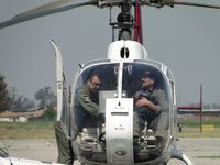 N686DT @ CNO - Turning on lights and checking other switches - by Helicopterfriend
