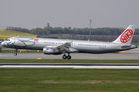 OE-LEZ @ LOWW - HG8771 Frankfurt Main (FRA) to Vienna Schwechat (VIE), named Blues