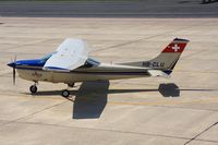 HB-CLU @ EDVK - Just arrived at Kassel Calden on a hot Sunday afternoon