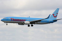 G-TAWB @ EGCC - Thomson - by Chris Hall