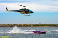 VH-MXW - Chasing the Offshore Powerboats on Newcastle Harbour - by stephenb49