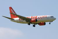 G-EZJM @ EGNT - Boeing 737-73V, Newcastle Airport, May 2007. - by Malcolm Clarke