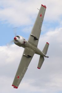 G-YAKU @ X5FB - Yakovlev Yak-50, Fishburn Airfield, September 2005. - by Malcolm Clarke