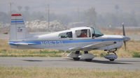 N9573L @ KCNO - Taxiing to parking at Chino - by Todd Royer