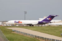 N263FE @ KPIA - At the cargo area, seen from the road. - by Glenn E. Chatfield