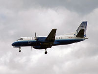 N196CJ @ KIAD - A frequent visitor to IAD comes in at the short runway. - by Daniel L. Berek