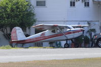 N140A @ ZPH - 1951 Cessna 140A, c/n: 15701 - through the heat haze at Zephyrhills FL - by Terry Fletcher