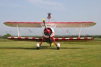 N707TJ @ X5FB - Boeing Stearman Kaydet_A75N1, Fishburn Airfield, June 2007. - by Malcolm Clarke