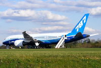 N787BX @ EGCC - Boeing 787 making it's first visit to Manchester during the UK leg of the Dream Tour - by Chris Hall