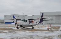 N715FX @ CLE - N715FX seen on a snowy day at KCLE.