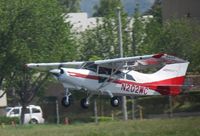 N202WC @ POC - Headed westbound - by Helicopterfriend