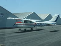 N5026V @ CCB - Parked in transient parking - by Helicopterfriend