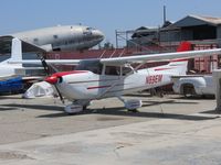 N69EM @ CNO - Parked in the paint shop parking area - by Helicopterfriend