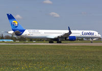 D-ABOB @ EGSH - Departing EGSH after spray by Air Livery.